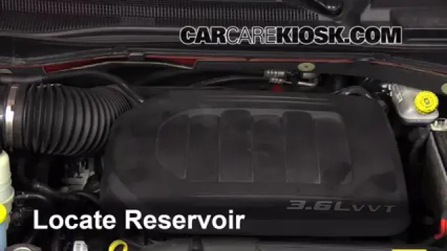 2013 Dodge Grand Caravan SXT 3.6L V6 Liquide essuie-glace Ajouter du liquide